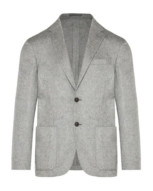 Corneliani Sakko mit aufgesetzten Taschen in Gray für Herren