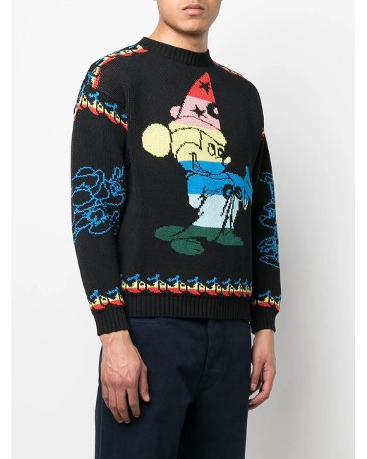 Stella McCartney Black X Disney Fantasia Intarsia Jumper