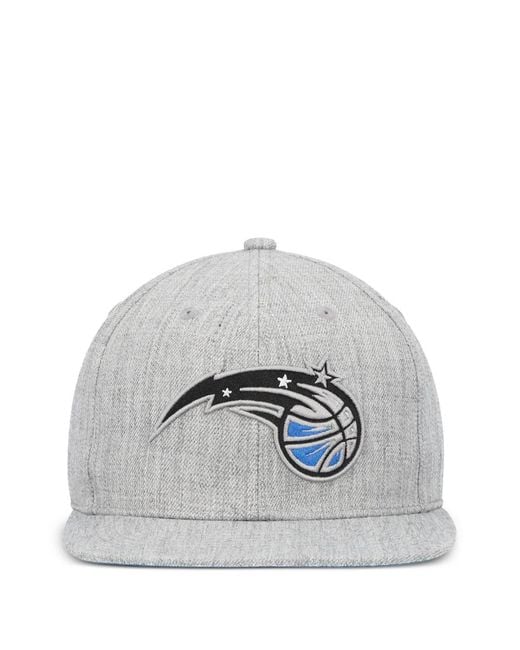 Mitchell & Ness Gray Nba Team Heather 2.0 Snapback Cap for men
