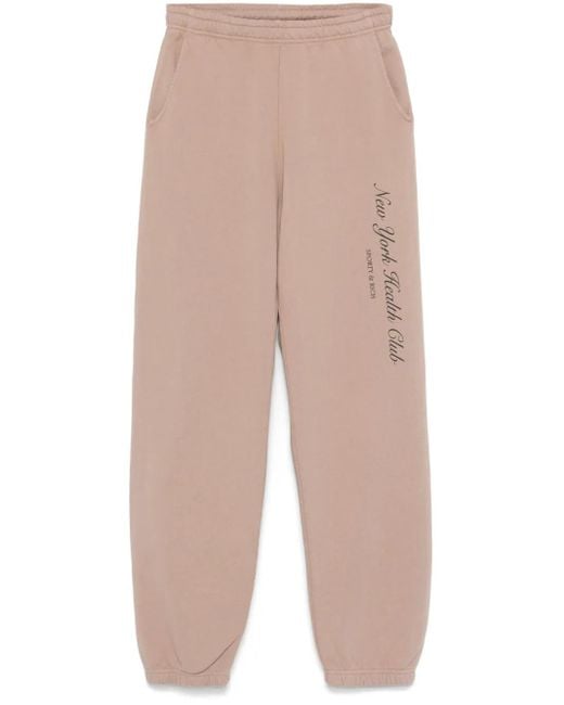 Sporty & Rich Natural Ny Health Club Sweatpants