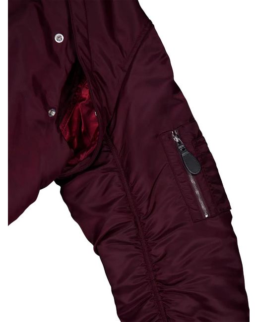 McQueen Bomberjack Met Afneembare Mouwen in het Brown voor heren