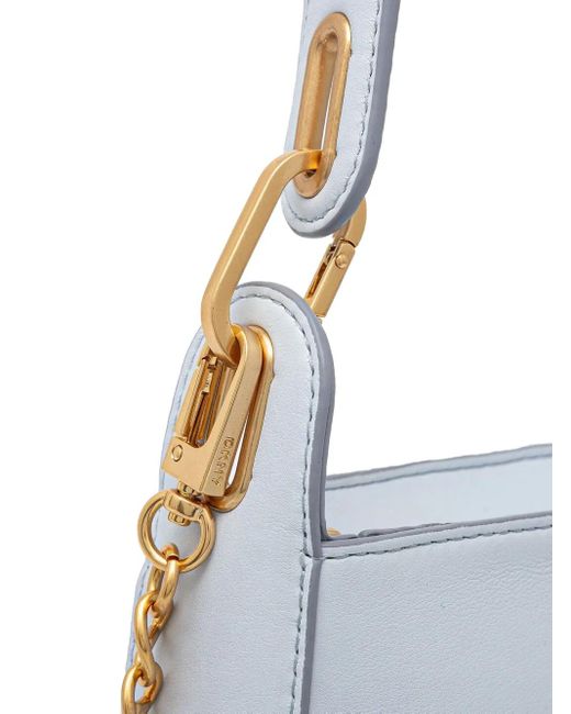 DKNY White Leather shoulder bag