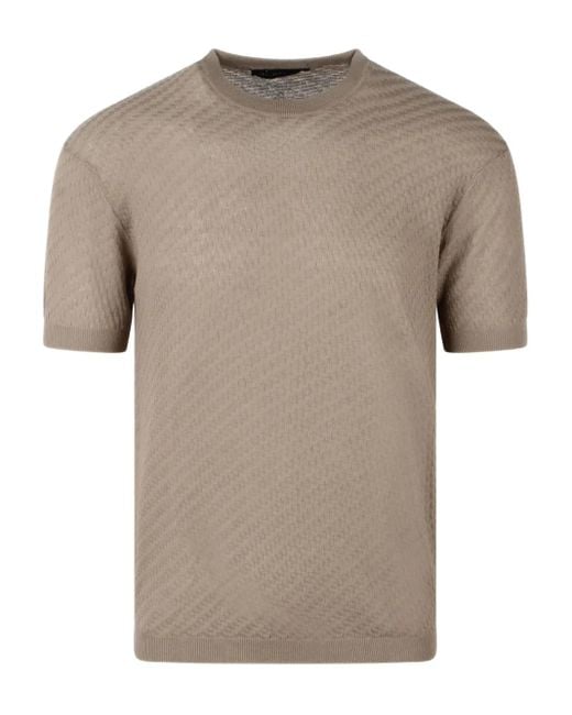 メンズ Low Brand コットン Tシャツ Gray