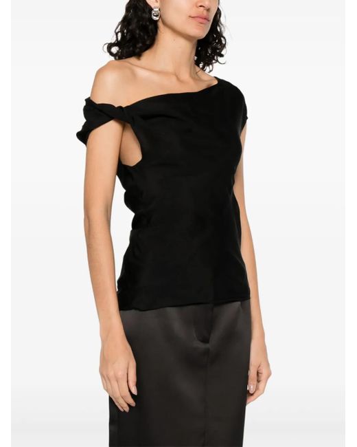 Entire studios Black Twist Top