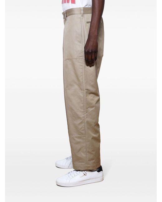 SAINT Mxxxxxx Gray Wide-leg Chino Trousers for men