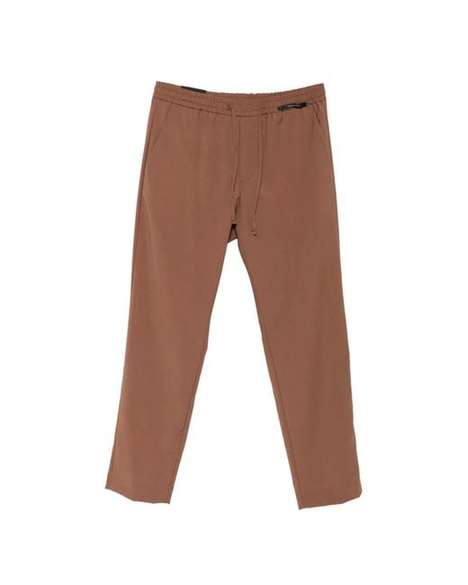 Michael Coal White Mc Adam Drawstring Elasticated-Waist Trousers for men