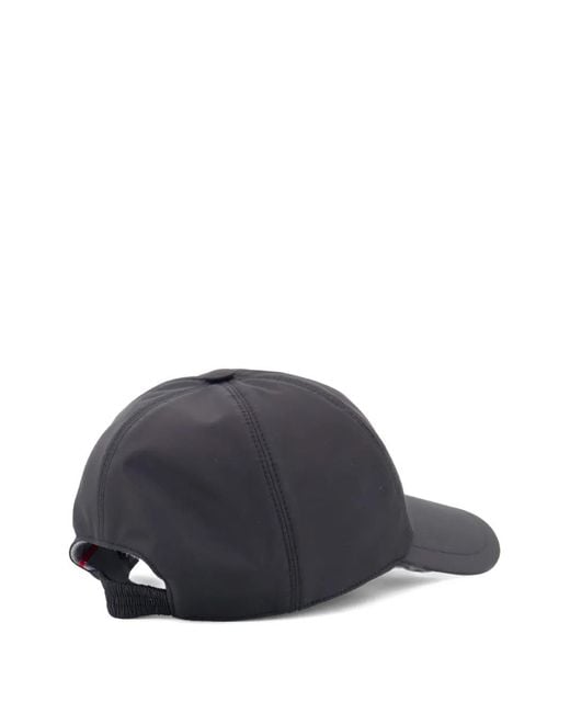 Kiton Gray Logo-Embroidered Baseball Cap for men