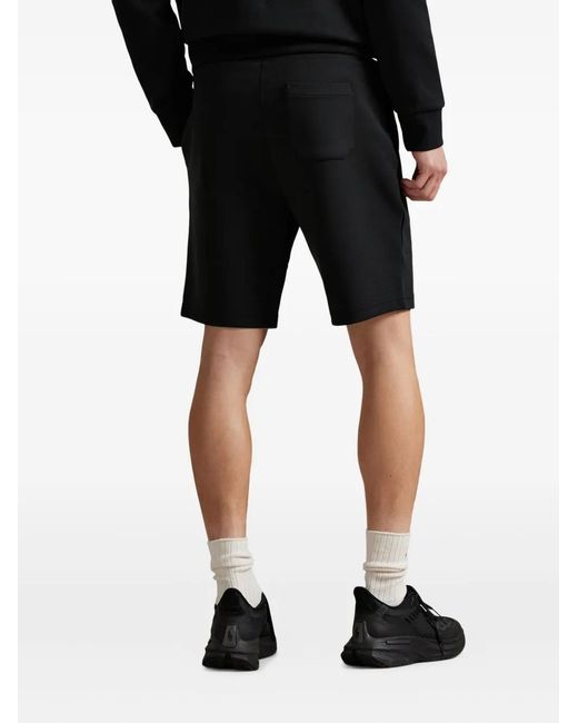Polo Ralph Lauren Black Drawstring Logo-Detail Track Shorts for men