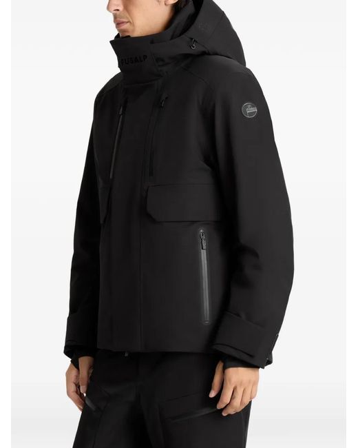 Fusalp Black John Hooded Ski Jacket for men