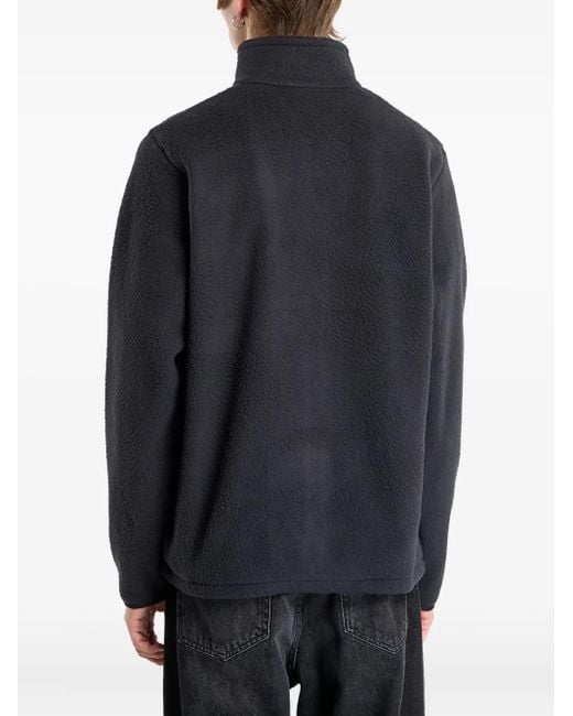 Columbia Blue Jasper Ridge Pebbled Full-Zip Fleece Sweater for men