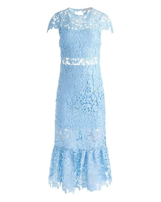 Alice + Olivia Blue Clover Dress