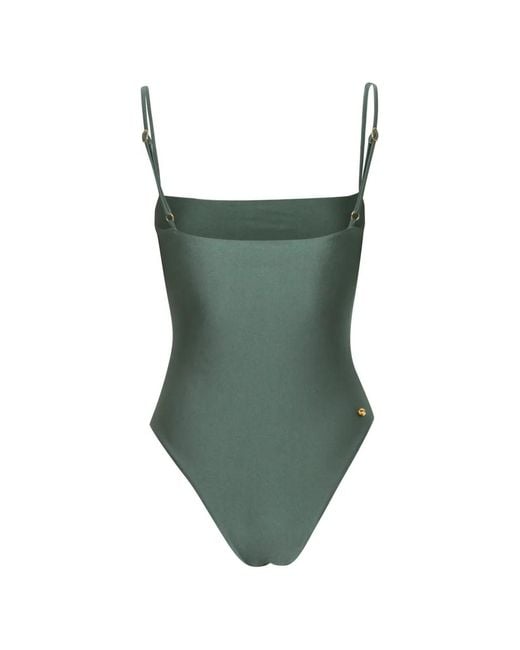 Baobab Green Alba Belted Swimsuit