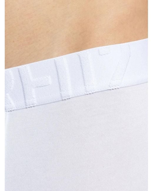 DSquared² White Logo-Waistband Boxers for men