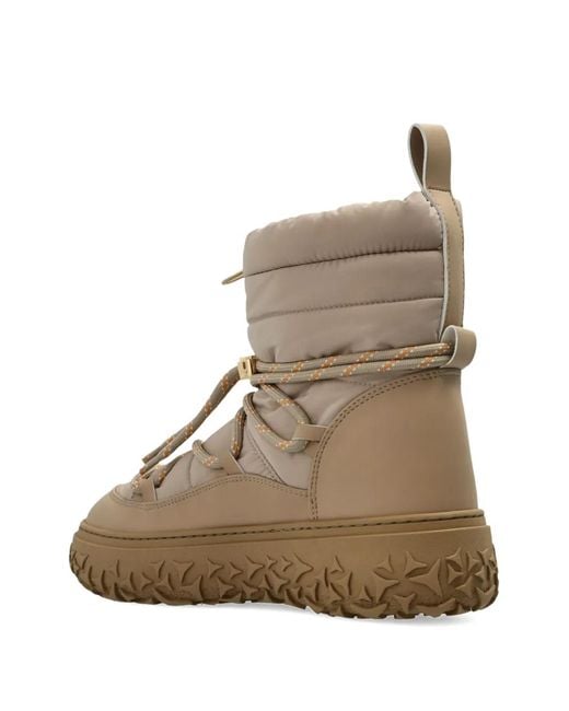 Inuikii Brown Padded Lace-Up Boots
