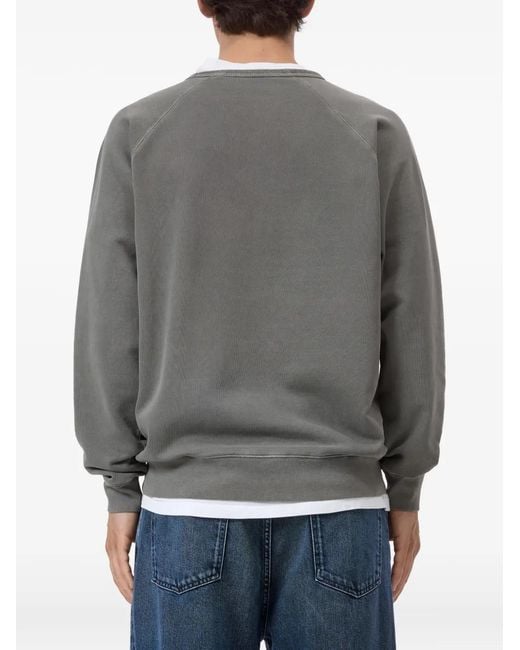 Closed Gray Raglan-Sleeve Sweatshirt for men