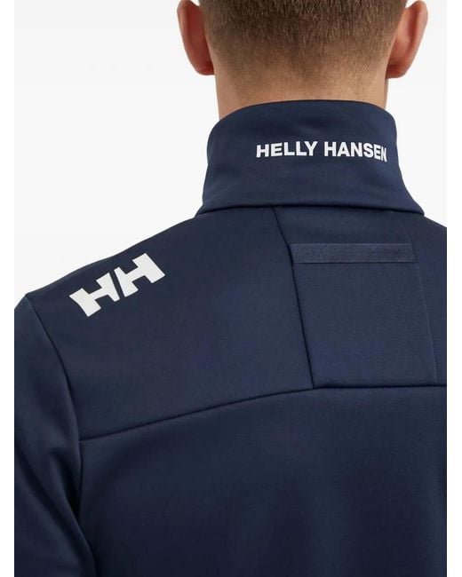 Helly Hansen Blue Zip-Up Stand-Neck Sweatshirt for men