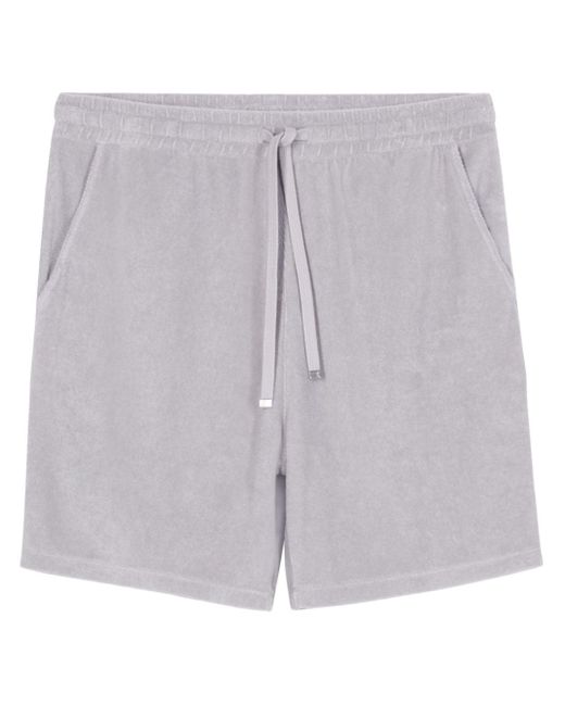 Closed Gray Terry-cloth Track Shorts for men