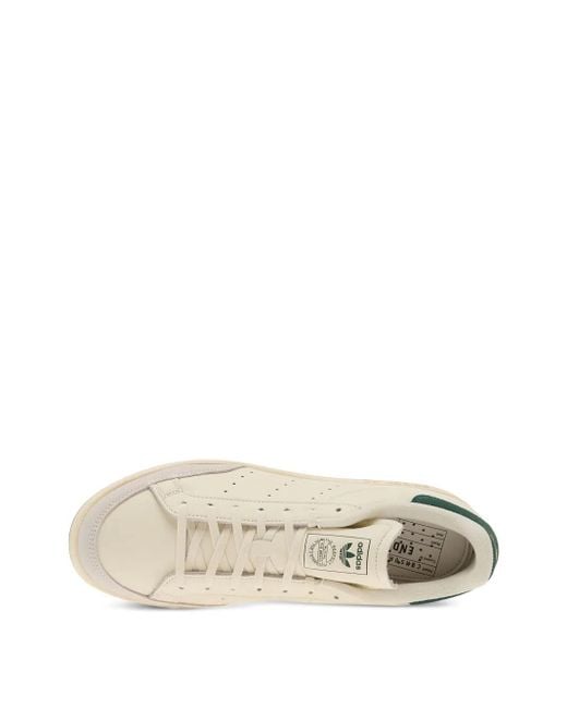Adidas White Stan Smith Consortium Perforated Sneakers for men