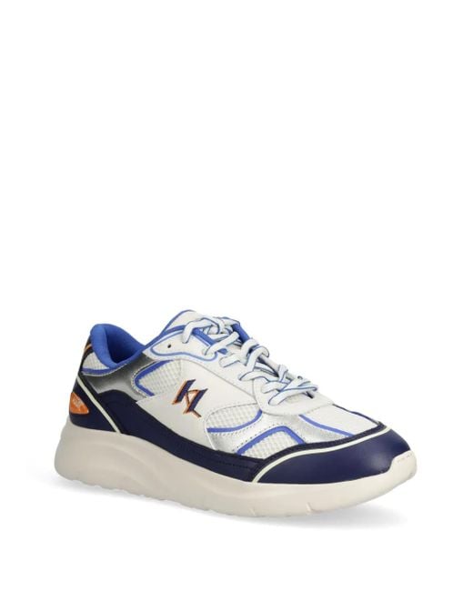 Karl Lagerfeld Blue Kl Monogram Sneakers for men