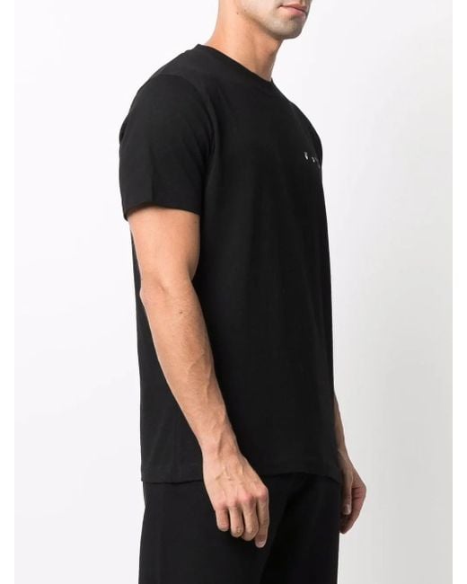 Off-White c/o Virgil Abloh Black caravaggio Print T-shirt - Men's - Cotton for men