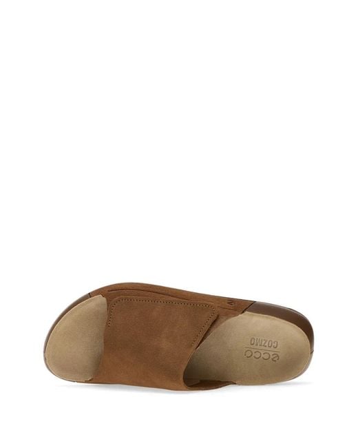 Ecco Brown Touch-Strap Sandals