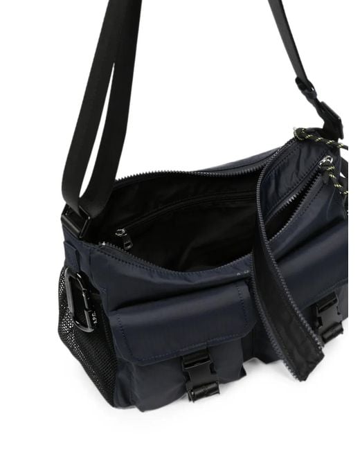 A.P.C. Black Buckle-Fastening Crossbody Bag