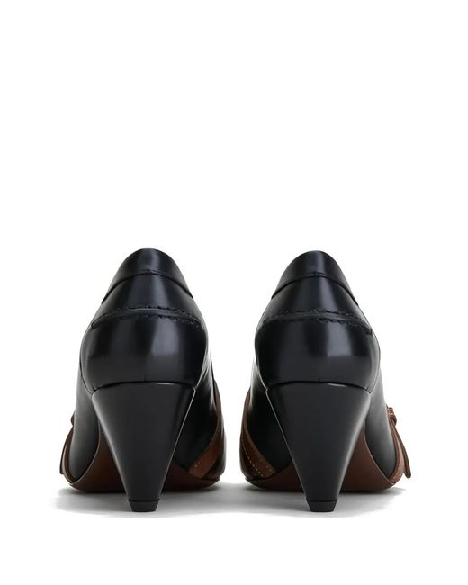 Tod's Black Pointed Leather Pumps