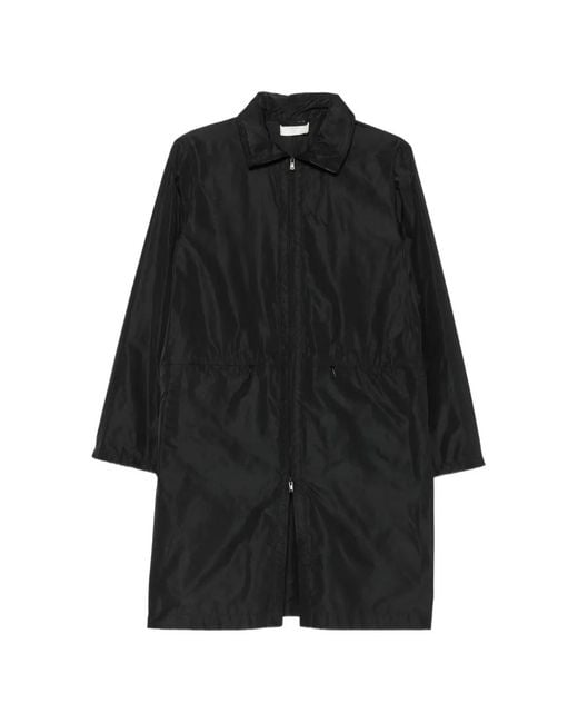 The Row Black Aldara Coat
