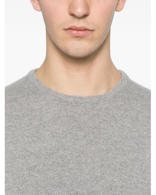 Kangra Gray Crew-Neck Sweater for men