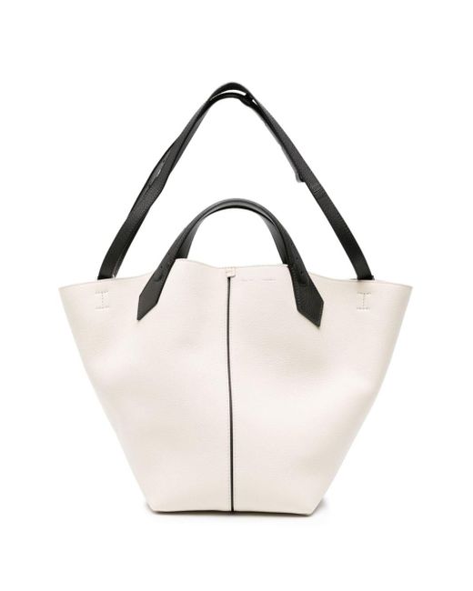 Proenza Schouler White Large Chelsea Leather Tote Bag