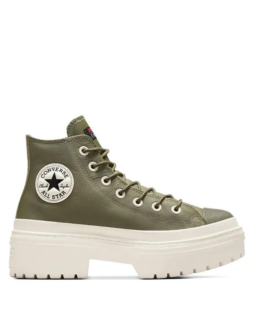 Sneakers Chuck Taylor All Star Utility Con Suola Chunky di Converse in Natural
