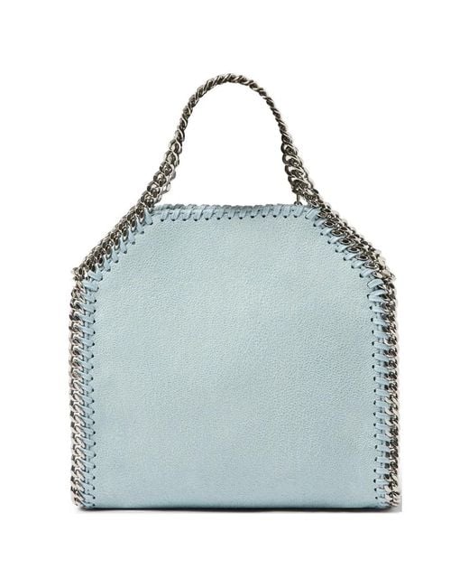 Stella McCartney Blue Falabella Tiny Tote Bag