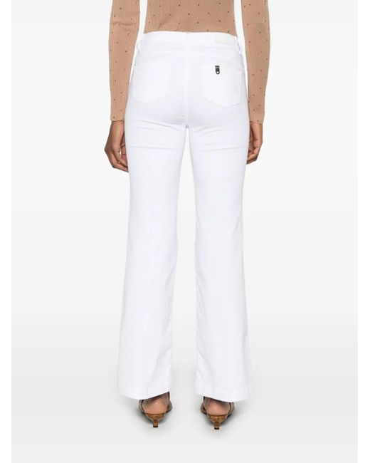Liu Jo White Ausgestellte Jeans