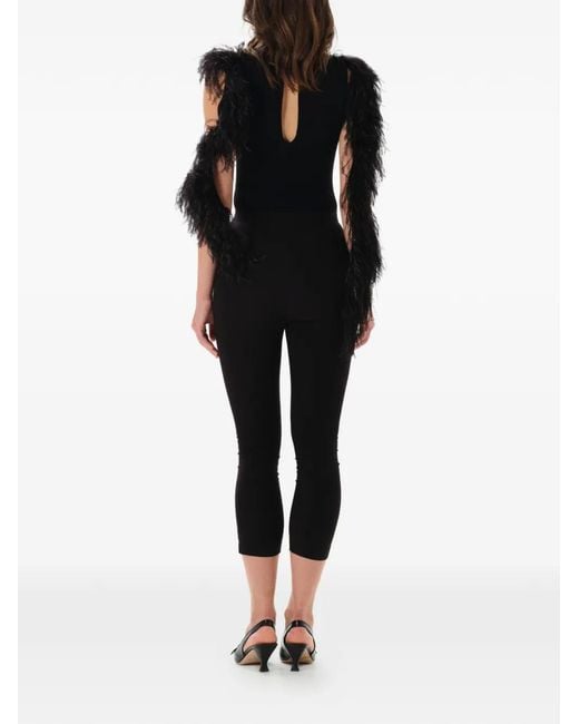 MANURI Black Dolly Bodysuit