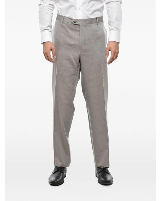 Corneliani Gray Mantua Trousers for men