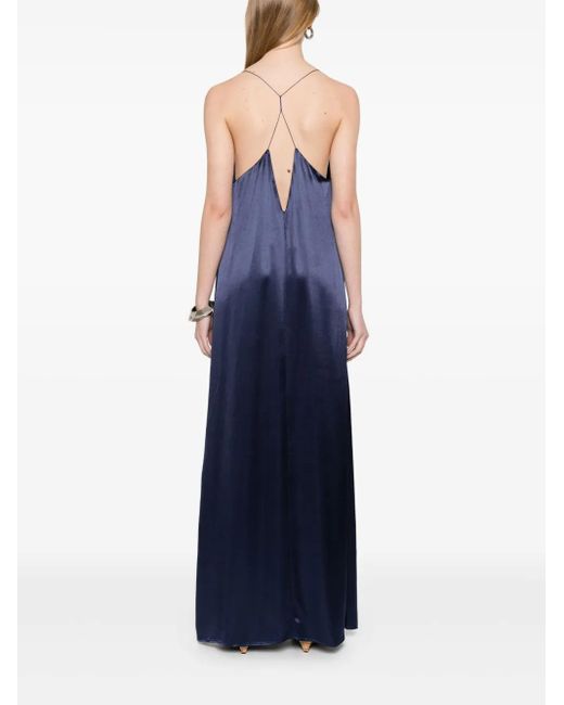 THE NINA STUDIO Blue Athena Maxikleid