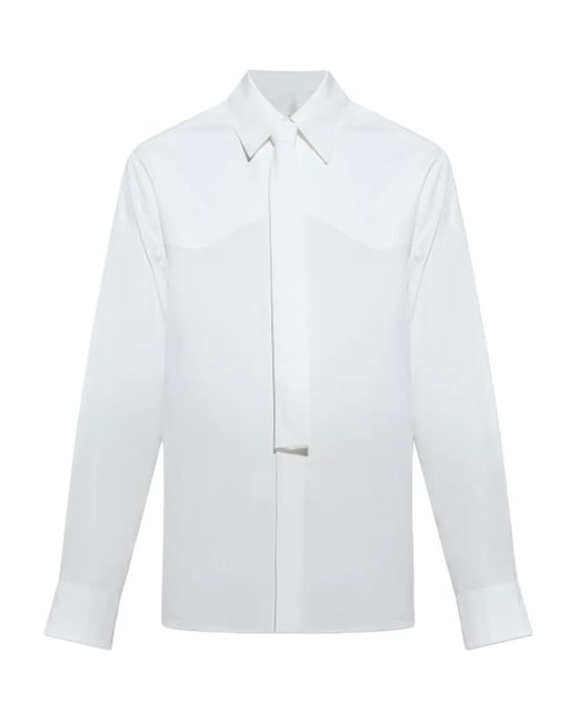 メンズ Jil Sander コットン シャツ White