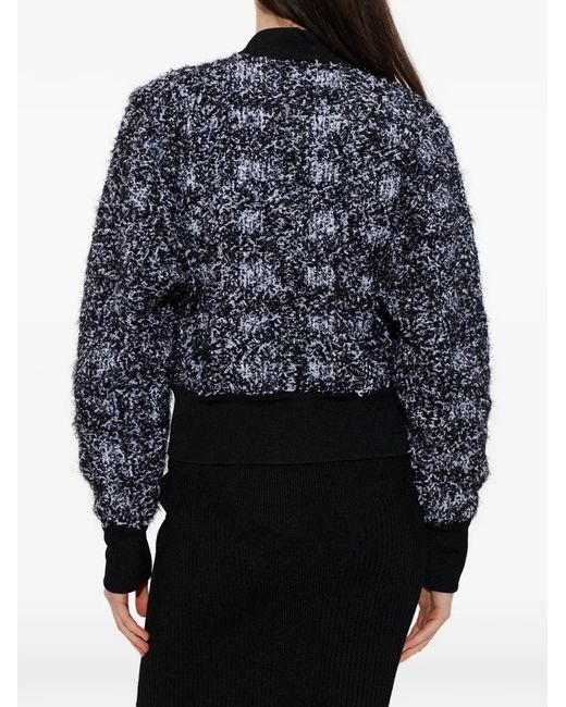 Balmain Blue Button Tweed Jacket