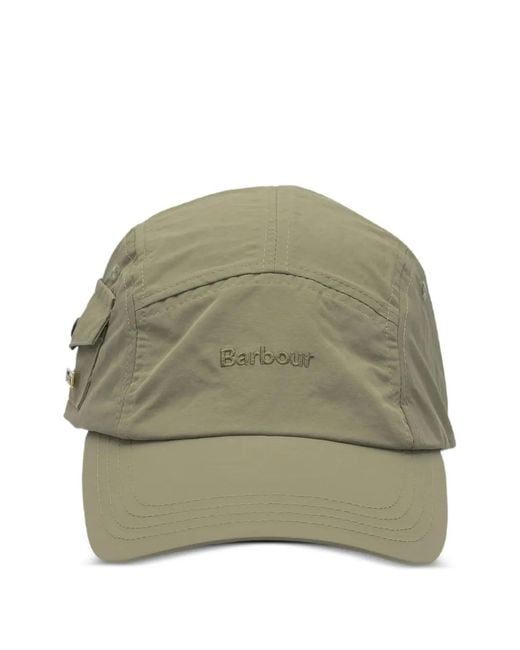 Barbour Green Festival Pocket Baseball Cap for men
