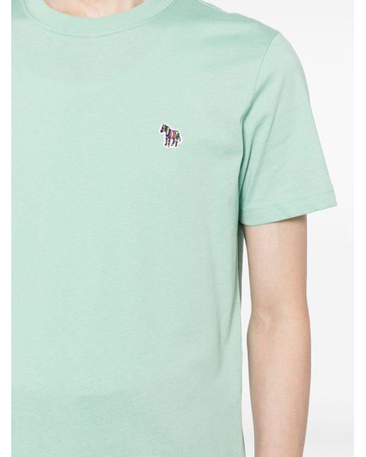 Camiseta con logo bordado PS by Paul Smith de hombre de color Green