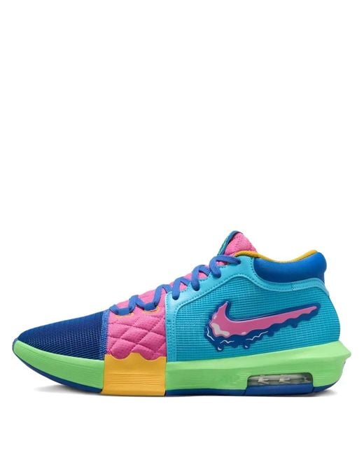 Nike Blue Lebron Witness Sneakers for men