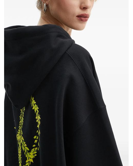 Moschino Black Drawstring Hoodie