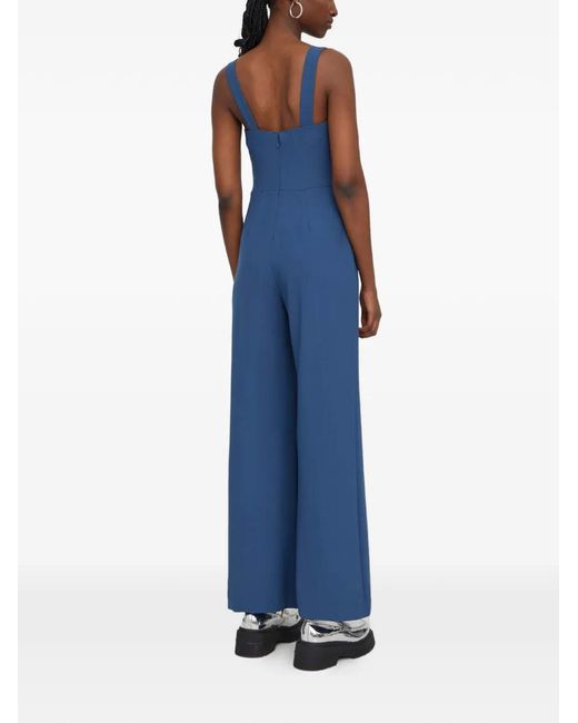 Abercrombie & Fitch レディース ブルー スウィートハートネック 