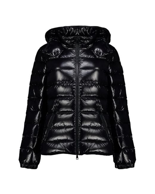 Moncler Black Bady Hooded Short Down Jacket