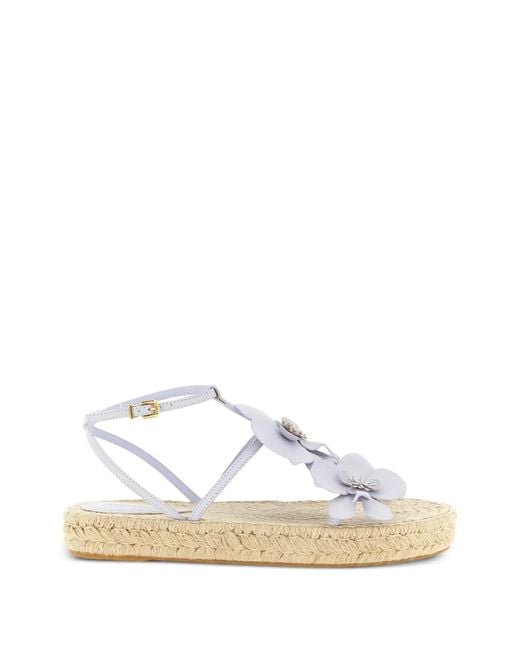 Zimmermann White Strappy Sandals