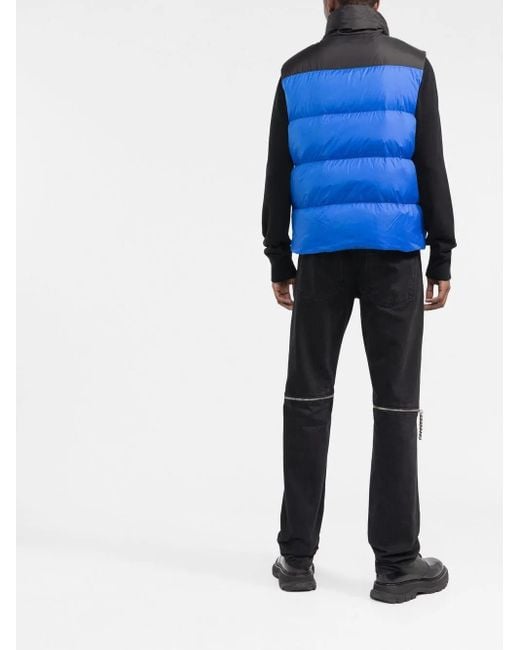Chaleco Con Logo Estampado DSquared² de hombre de color Blue