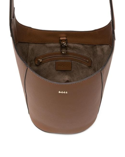 Borsa A Secchiello di Boss in Brown