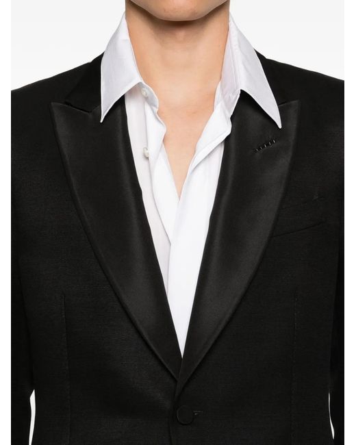 Tom Ford Black Dyllan Welt-Pocket Blazer for men