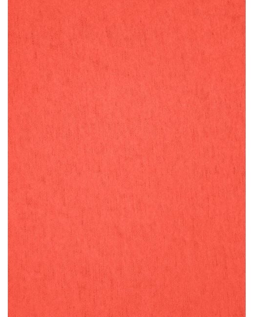 Mouleta Red Rectangle-Shape Cashmere Scarf