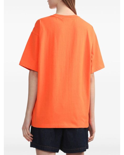 Chocoolate Orange Logo-embroidered Cotton T-shirt